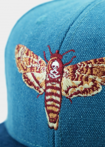 "Nachtfalter" - dunkelblau (Snapback)